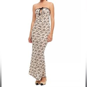 Lioness Illuminating Strapless Maxi Dress